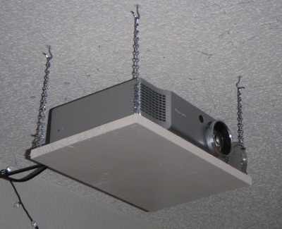 drop ceiling projector mounting